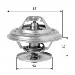 GATES Thermostat, Kühlmittel