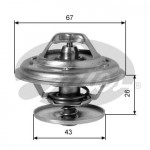 GATES Thermostat, Kühlmittel