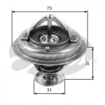 GATES Thermostat, Kühlmittel
