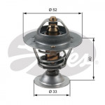GATES Thermostat, Kühlmittel