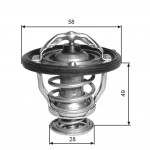 GATES Thermostat, Kühlmittel