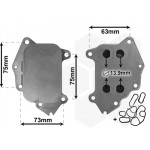 VAN WEZEL Ölkühler, Motoröl
