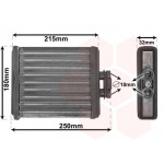 VAN WEZEL Wärmetauscher, Innenraumheizung