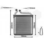 VAN WEZEL Wärmetauscher, Innenraumheizung
