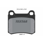 TEXTAR Bremsbelagsatz, Scheibenbremse