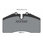 TEXTAR Bremsbelagsatz, Scheibenbremse