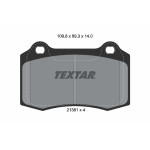 TEXTAR Bremsbelagsatz, Scheibenbremse