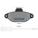 TEXTAR Bremsbelagsatz, Scheibenbremse