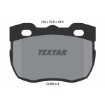 TEXTAR Bremsbelagsatz, Scheibenbremse