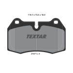 TEXTAR Bremsbelagsatz, Scheibenbremse
