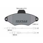 TEXTAR Bremsbelagsatz, Scheibenbremse