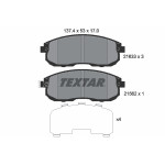 TEXTAR Bremsbelagsatz, Scheibenbremse