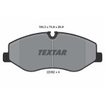 TEXTAR Bremsbelagsatz, Scheibenbremse