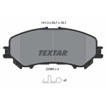 TEXTAR Bremsbelagsatz, Scheibenbremse