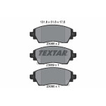 TEXTAR Bremsbelagsatz, Scheibenbremse