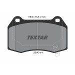 TEXTAR Bremsbelagsatz, Scheibenbremse