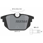 TEXTAR Bremsbelagsatz, Scheibenbremse