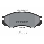 TEXTAR Bremsbelagsatz, Scheibenbremse