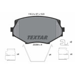 TEXTAR Bremsbelagsatz, Scheibenbremse