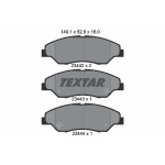 TEXTAR Bremsbelagsatz, Scheibenbremse
