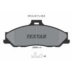 TEXTAR Bremsbelagsatz, Scheibenbremse