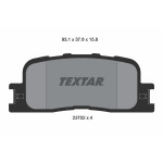TEXTAR Bremsbelagsatz, Scheibenbremse