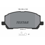 TEXTAR Bremsbelagsatz, Scheibenbremse