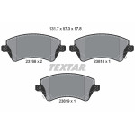 TEXTAR Bremsbelagsatz, Scheibenbremse