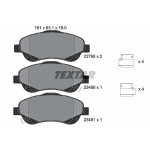 TEXTAR Bremsbelagsatz, Scheibenbremse