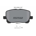 TEXTAR Bremsbelagsatz, Scheibenbremse
