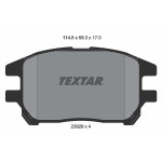 TEXTAR Bremsbelagsatz, Scheibenbremse