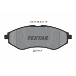 TEXTAR Bremsbelagsatz, Scheibenbremse