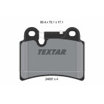 TEXTAR Bremsbelagsatz, Scheibenbremse