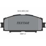 TEXTAR Bremsbelagsatz, Scheibenbremse