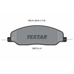 TEXTAR Bremsbelagsatz, Scheibenbremse