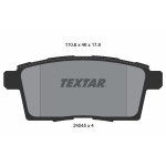 TEXTAR Bremsbelagsatz, Scheibenbremse