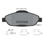 TEXTAR Bremsbelagsatz, Scheibenbremse