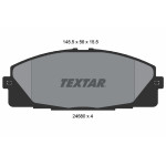 TEXTAR Bremsbelagsatz, Scheibenbremse