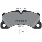 TEXTAR Bremsbelagsatz, Scheibenbremse