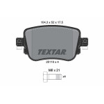 TEXTAR Bremsbelagsatz, Scheibenbremse