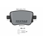 TEXTAR Bremsbelagsatz, Scheibenbremse