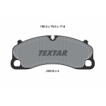 TEXTAR Bremsbelagsatz, Scheibenbremse