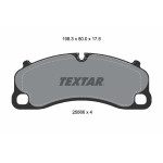 TEXTAR Bremsbelagsatz, Scheibenbremse