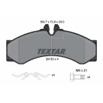 TEXTAR Bremsbelagsatz, Scheibenbremse