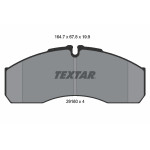 TEXTAR Bremsbelagsatz, Scheibenbremse
