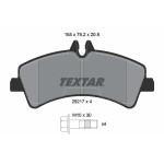 TEXTAR Bremsbelagsatz, Scheibenbremse