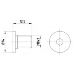 TEXTAR Schraube, Bremsscheibe