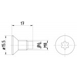 TEXTAR Schraube, Bremsscheibe