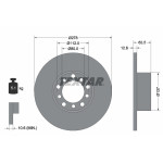 TEXTAR Bremsscheibe