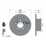 TEXTAR Bremsscheibe